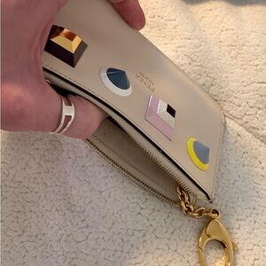 Fendi pouch with key chain